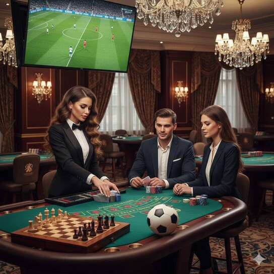棋牌对战界面